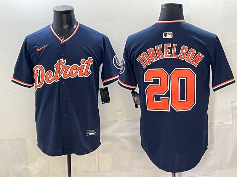 Men Detroit Tigers #20 Torkelson blue Game Nike MLB Jersey 20260402003
